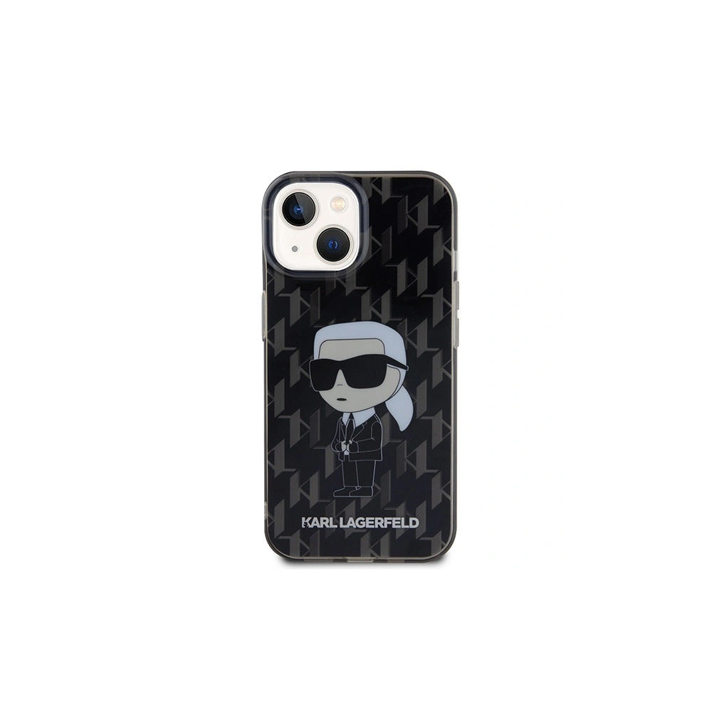 Etui Karl Lagerfeld KLHCP15SHNKMKLK Apple iPhone 15 hardcase Monogram Ikonik transparent
