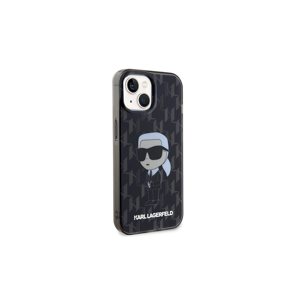 Etui Karl Lagerfeld KLHCP15SHNKMKLK Apple iPhone 15 hardcase Monogram Ikonik transparent