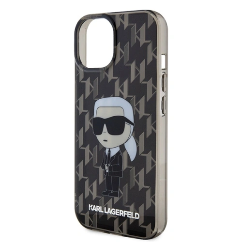 Kup Etui Karl Lagerfeld KLHCP15SHNKMKLK Apple iPhone 15 hardcase Monogram Ikonik transparentní - KLD1662 - {ean13} - Sklep Home Screen