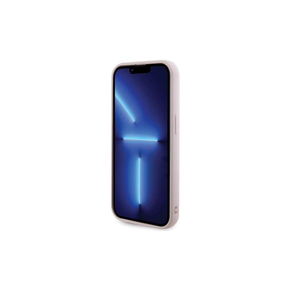 Etui Guess GUHCP15LPSQSQSP Apple iPhone 15 Pro hardcase Quilted Metal Logo różowy/pink