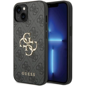 Etui Guess GUHCP15M4GMGGR Apple iPhone 15 Plus / 14 Plus hardcase 4G Big Metal Logo szary/grey