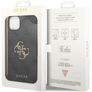 Etui Guess GUHCP15M4GMGGR Apple iPhone 15 Plus / 14 Plus hardcase 4G Big Metal Logo szary/grey