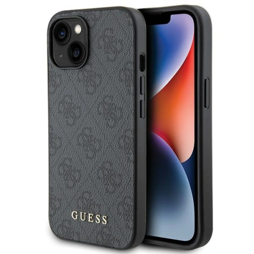 Kup Case Guess GUHCP15MG4GFGR Apple iPhone 15 Plus / 14 Plus Hartschale 4G Metall Gold Logo grau/grey - GUE2828 - {ean13} - Sklep Home Screen