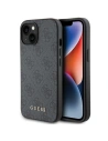 Guess Apple Carcasă GUHCP15MG4GFGR iPhone 15 Plus / 14 Plus carcasă tare 4G Metal Gold Logo gri/gri