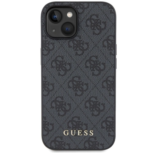 Kup Case Guess GUHCP15MG4GFGR Apple iPhone 15 Plus / 14 Plus Hartschale 4G Metall Gold Logo grau/grey - GUE2828 - {ean13} - Sklep Home Screen