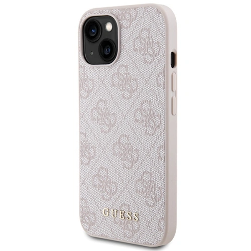 Kup Etui Guess GUHCP15MG4GFPI Apple iPhone 15 Plus / 14 Plus kemény tok 4G Fém Arany Logo rózsaszín/pink - GUE2829 - {ean13} - Sklep Home Screen