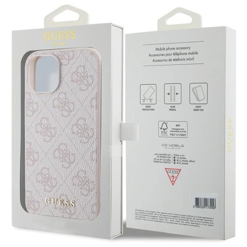 Kup Guess Apple Carcasă GUHCP15MG4GFPI iPhone 15 Plus / 14 Plus carcasă tare 4G Metal Gold Logo roz / roz - GUE2829 - {ean13} - Sklep Home Screen
