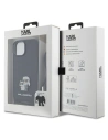 Kup Case Karl Lagerfeld KLHCP15SSAKCPSK Apple iPhone 15 Hardcase Crossbody Saffiano Metal Pin Karl & Choupette schwarz/black - KLD1663 - {ean13} - Sklep Home Screen
