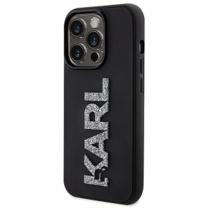 Kup Case Karl Lagerfeld KLHCP15X3DMBKCK Apple iPhone 15 Pro Max Hardcase 3D Gummi Glitzer Logo schwarz/black - KLD1665 - {ean13} - Sklep Home Screen