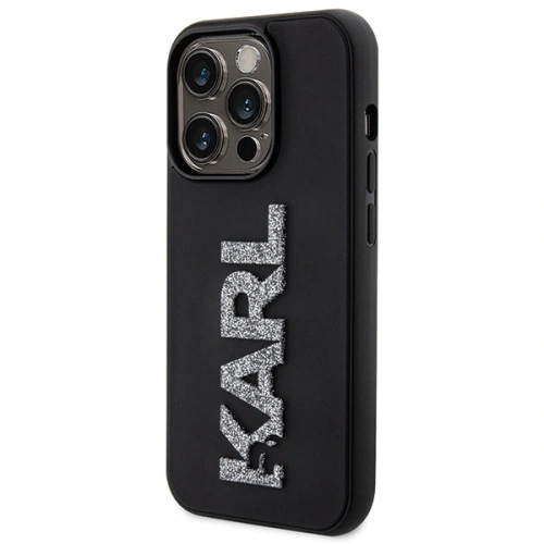 Kup Etui Karl Lagerfeld KLHCP15X3DMBKCK Apple iPhone 15 Pro Max hardcase 3D Rubber Glitter Logo černý/black - KLD1665 - {ean13} - Sklep Home Screen