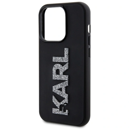 Kup Etui Karl Lagerfeld KLHCP15X3DMBKCK Apple iPhone 15 Pro Max keménytok 3D Gumi Csillogó Logó fekete/black - KLD1665 - {ean13} - Sklep Home Screen