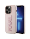 Buy Karl Lagerfeld KLHCP15X3DMBKCP Apple iPhone 15 Pro Max hardcase 3D Rubber Glitter Logo pink - KLD1666 - {ean13} - Home Screen Store Europe