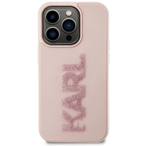 Kup Etui Karl Lagerfeld KLHCP15X3DMBKCP Apple iPhone 15 Pro Max hardcase 3D Rubber Glitter Logo różowy/pink - KLD1666 - {ean13} - Sklep Home Screen