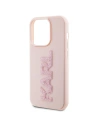 Buy Karl Lagerfeld KLHCP15X3DMBKCP Apple iPhone 15 Pro Max hardcase 3D Rubber Glitter Logo pink - KLD1666 - {ean13} - Home Screen Store Europe