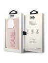 Buy Karl Lagerfeld KLHCP15X3DMBKCP Apple iPhone 15 Pro Max hardcase 3D Rubber Glitter Logo pink - KLD1666 - {ean13} - Home Screen Store Europe