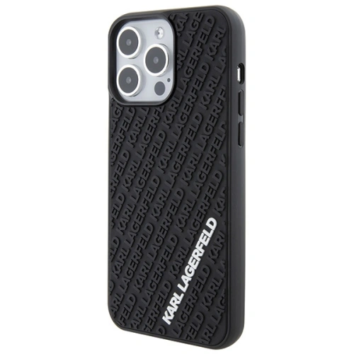 Kup Etui Karl Lagerfeld KLHCP15X3DMKRLK Apple iPhone 15 Pro Max hardcase 3D Rubber Multi Logo černý/black - KLD1667 - {ean13} - Sklep Home Screen