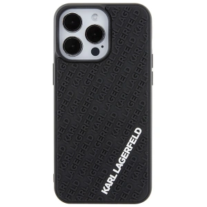 Kup Etui Karl Lagerfeld KLHCP15X3DMKRLK Apple iPhone 15 Pro Max hardcase 3D Rubber Multi Logo czarny/black - KLD1667 - {ean13} - Sklep Home Screen