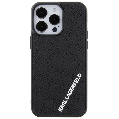 Kup Etui Karl Lagerfeld KLHCP15X3DMKRLK Apple iPhone 15 Pro Max hardcase 3D Rubber Multi Logo černý/black - KLD1667 - {ean13} - Sklep Home Screen