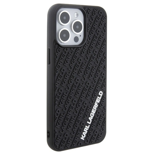 Kup Etui Karl Lagerfeld KLHCP15X3DMKRLK Apple iPhone 15 Pro Max hardcase 3D Rubber Multi Logo černý/black - KLD1667 - {ean13} - Sklep Home Screen