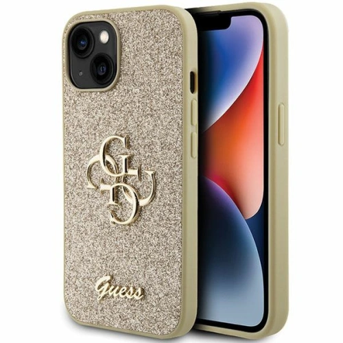 Kup Etui Guess GUHCP15MHG4SGD Apple iPhone 15 Plus / 14 Plus hardcase Glitter Script Big 4G zlatý/gold - GUE2830 - {ean13} - Sklep Home Screen