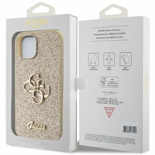 Kup Etui Guess GUHCP15MHG4SGD Apple iPhone 15 Plus / 14 Plus hardcase Glitter Script Big 4G zlatý/gold - GUE2830 - {ean13} - Sklep Home Screen