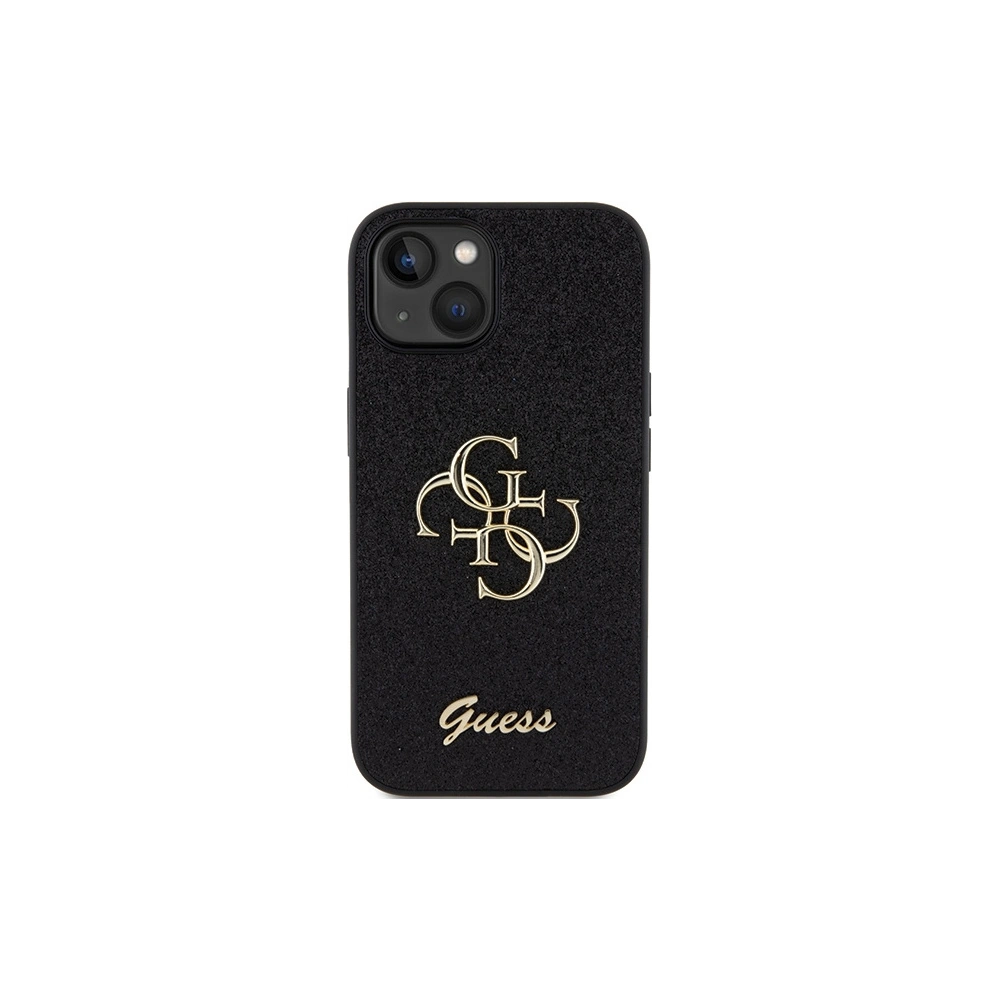 Etui Guess GUHCP15MHG4SGK Apple iPhone 15 Plus / 14 Plus hardcase Glitter Script Big 4G czarny/black
