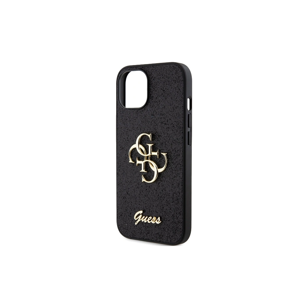 Etui Guess GUHCP15MHG4SGK Apple iPhone 15 Plus / 14 Plus hardcase Glitter Script Big 4G czarny/black