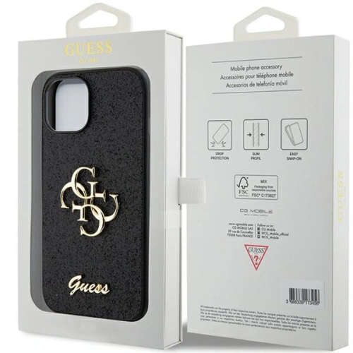 Kup Etui Guess GUHCP15MHG4SGK Apple iPhone 15 Plus / 14 Plus hardcase Glitter Script Big 4G černý/black - GUE2831 - {ean13} - Sklep Home Screen