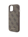 Kup Etui Guess GUHCP15SG4GFBR Apple iPhone 15 hard case 4G Metal Gold Logo brązowy/brown - GUE2834 - {ean13} - Sklep Home Screen
