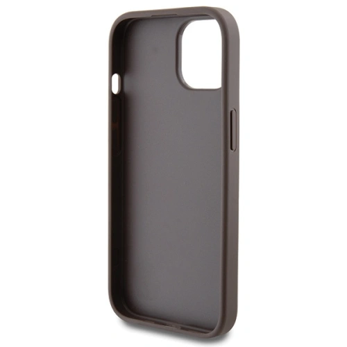 Kup Case Guess GUHCP15SG4GFBR Apple iPhone 15 Hartschale 4G Metall Gold Logo braun/brown - GUE2834 - {ean13} - Sklep Home Screen