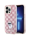 Etui Karl Lagerfeld KLHCP15XHNCMKLP Apple iPhone 15 Pro Max hardcase Monogram Choupette růžový/pink