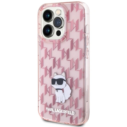 Kup Etui Karl Lagerfeld KLHCP15XHNCMKLP Apple iPhone 15 Pro Max hardcase Monogram Choupette růžový/pink - KLD1668 - {ean13} - Sklep Home Screen