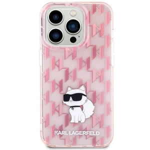 Kup Case Karl Lagerfeld KLHCP15XHNCMKLP Apple iPhone 15 Pro Max Hardcase Monogram Choupette rosa/pink - KLD1668 - {ean13} - Sklep Home Screen