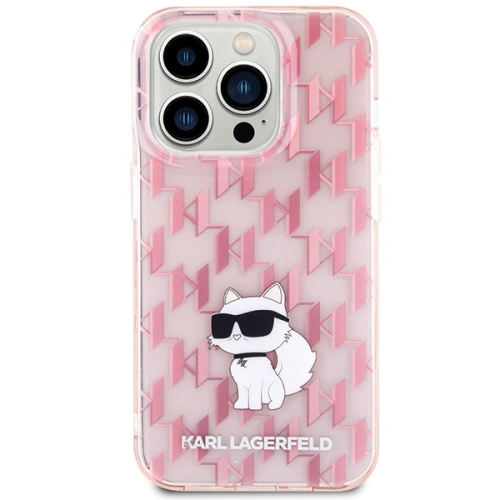 Kup Etui Karl Lagerfeld KLHCP15XHNCMKLP Apple iPhone 15 Pro Max hardcase Monogram Choupette růžový/pink - KLD1668 - {ean13} - Sklep Home Screen