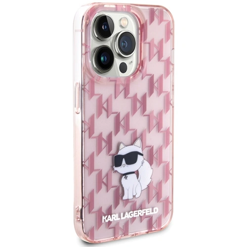 Kup Etui Karl Lagerfeld KLHCP15XHNCMKLP Apple iPhone 15 Pro Max hardcase Monogram Choupette růžový/pink - KLD1668 - {ean13} - Sklep Home Screen