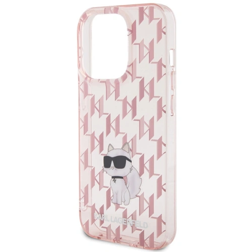 Kup Etui Karl Lagerfeld KLHCP15XHNCMKLP Apple iPhone 15 Pro Max hardcase Monogram Choupette růžový/pink - KLD1668 - {ean13} - Sklep Home Screen