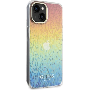 Etui Guess GUHCP15SHDECMI Apple iPhone 15 hardcase IML Faceted Mirror Disco Iridescent wielokolorowy