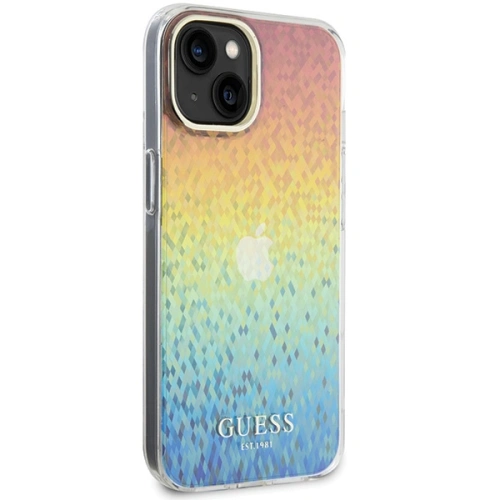Kup Etui Guess GUHCP15SHDECMI Apple iPhone 15 hardcase IML Faceted Mirror Disco Iridescent wielokolorowy - GUE2837 - {ean13} - Sklep Home Screen