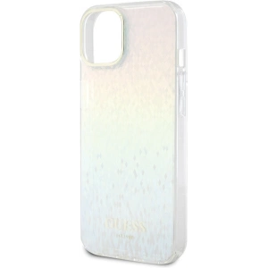 Etui Guess GUHCP15SHDECMI Apple iPhone 15 hardcase IML Faceted Mirror Disco Iridescent wielokolorowy