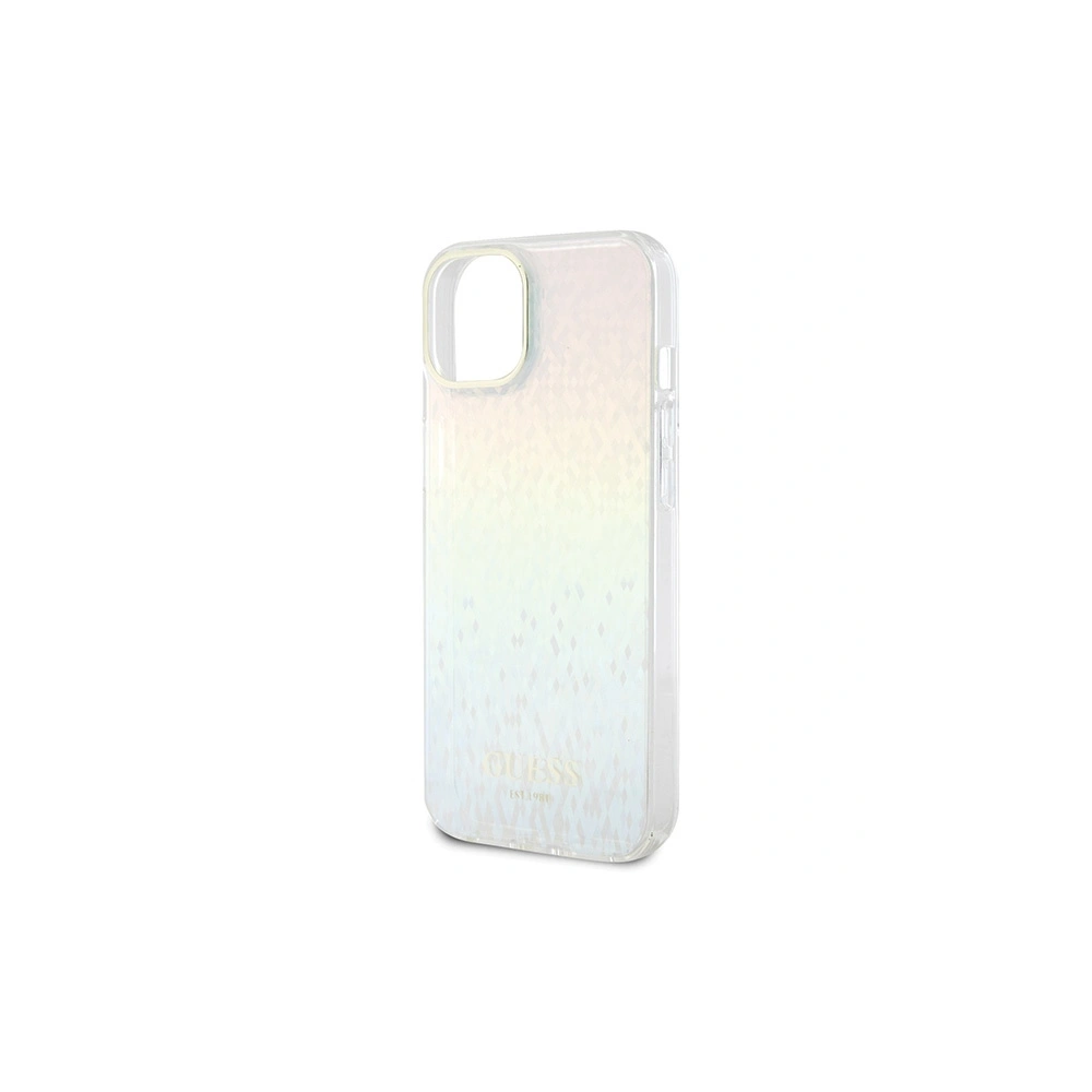 Etui Guess GUHCP15SHDECMI Apple iPhone 15 hardcase IML Faceted Mirror Disco Iridescent wielokolorowy
