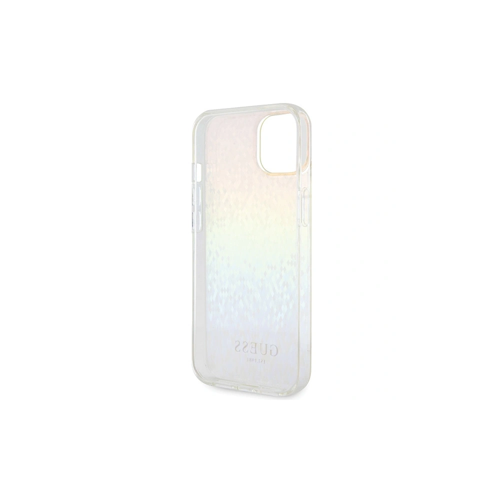 Etui Guess GUHCP15SHDECMI Apple iPhone 15 hardcase IML Faceted Mirror Disco Iridescent wielokolorowy