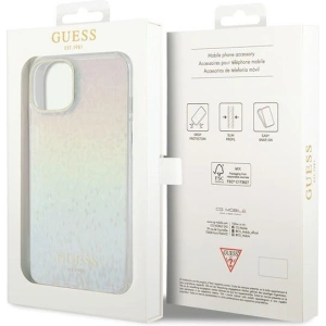 Etui Guess GUHCP15SHDECMI Apple iPhone 15 hardcase IML Faceted Mirror Disco Iridescent wielokolorowy