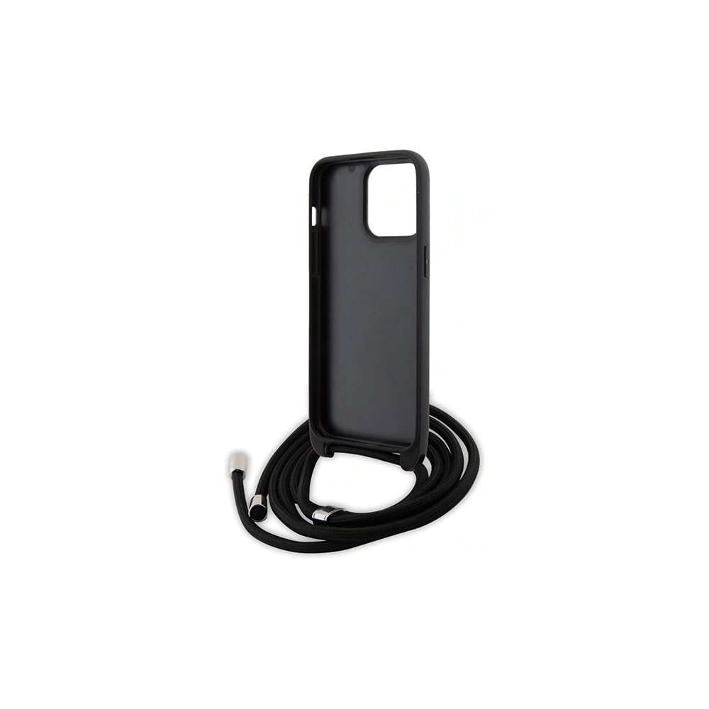 Etui Karl Lagerfeld KLHCP15XSASKNPSK Apple iPhone 15 Pro Max hardcase Crossbody Saffiano Monogram czarny/black