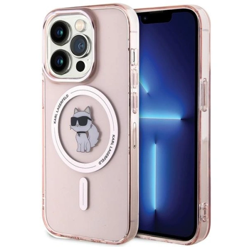 Kup Etui Karl Lagerfeld KLHMP15LHFCCNOP Apple iPhone 15 Pro hardcase IML Choupette MagSafe różowy/pink - KLD1674 - {ean13} - Sklep Home Screen