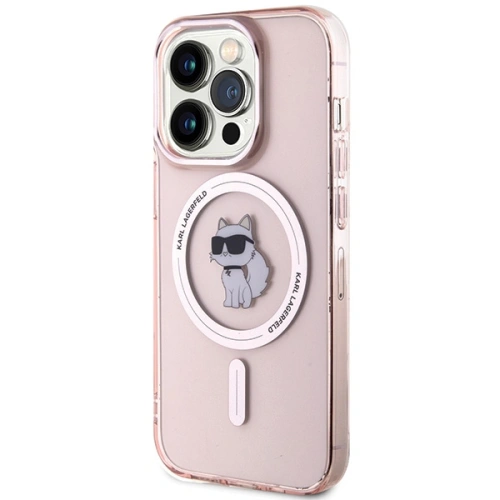 Kup Etui Karl Lagerfeld KLHMP15LHFCCNOP Apple iPhone 15 Pro hardcase IML Choupette MagSafe różowy/pink - KLD1674 - {ean13} - Sklep Home Screen