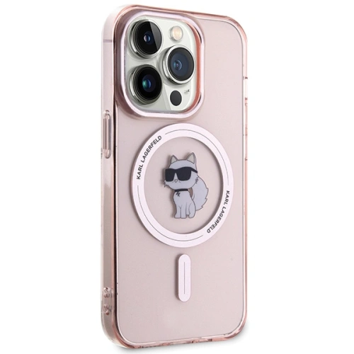 Kup Etui Karl Lagerfeld KLHMP15LHFCCNOP Apple iPhone 15 Pro hardcase IML Choupette MagSafe różowy/pink - KLD1674 - {ean13} - Sklep Home Screen