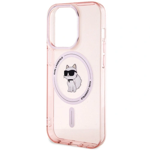 Kup Etui Karl Lagerfeld KLHMP15LHFCCNOP Apple iPhone 15 Pro hardcase IML Choupette MagSafe różowy/pink - KLD1674 - {ean13} - Sklep Home Screen