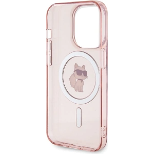 Etui Karl Lagerfeld KLHMP15LHFCCNOP Apple iPhone 15 Pro hardcase IML Choupette MagSafe różowy/pink