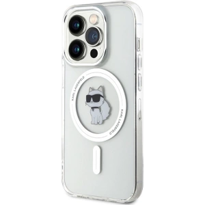 Etui Karl Lagerfeld KLHMP15LHFCCNOT Apple iPhone 15 Pro hardcase IML Choupette MagSafe transparent