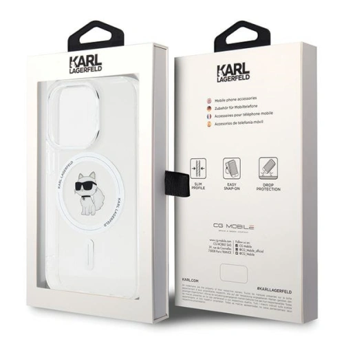 Kup Etui Karl Lagerfeld KLHMP15LHFCCNOT Apple iPhone 15 Pro hardcase IML Choupette MagSafe průhledné - KLD1675 - {ean13} - Sklep Home Screen